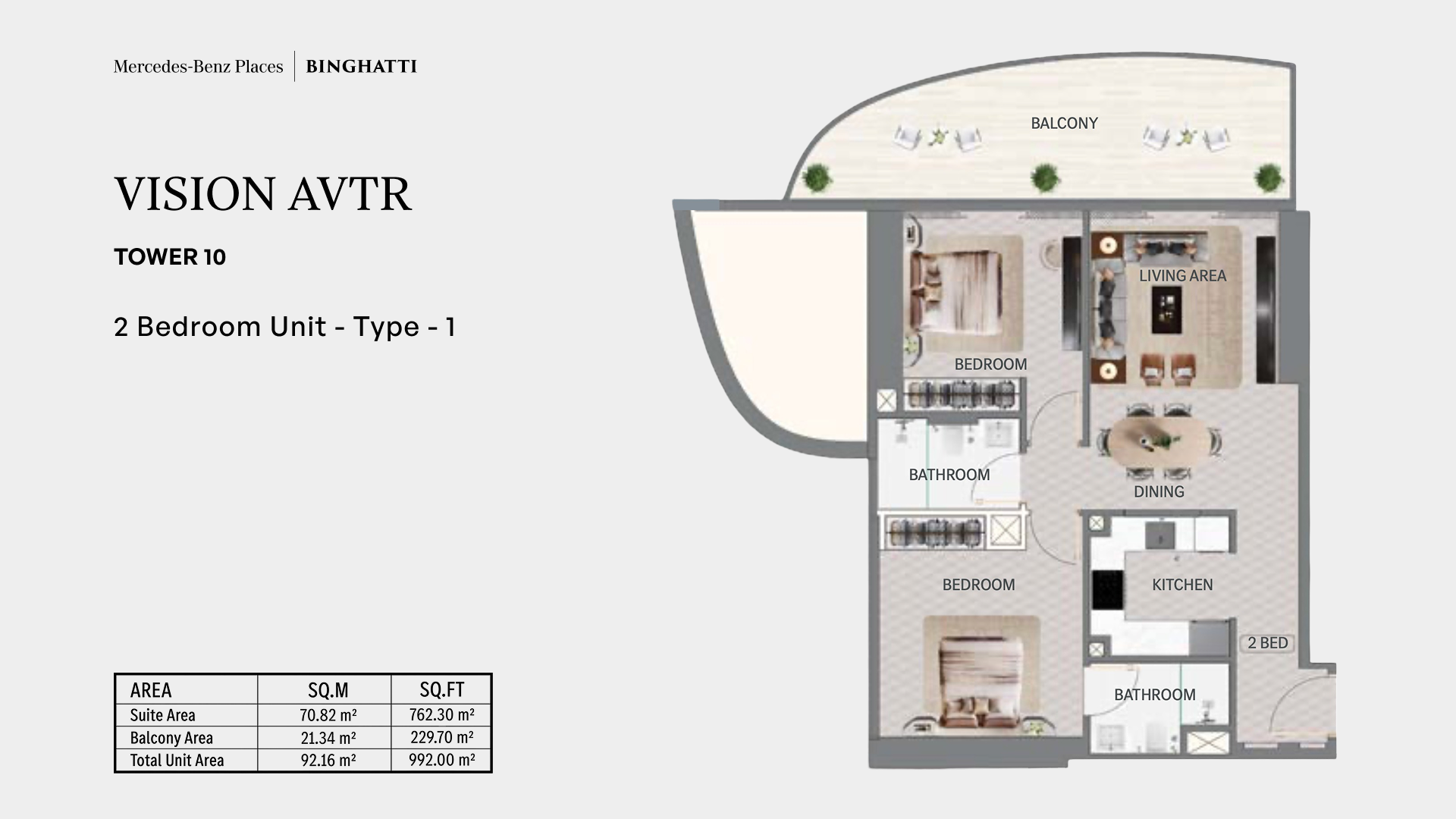 Vision AVTR 2BR plan