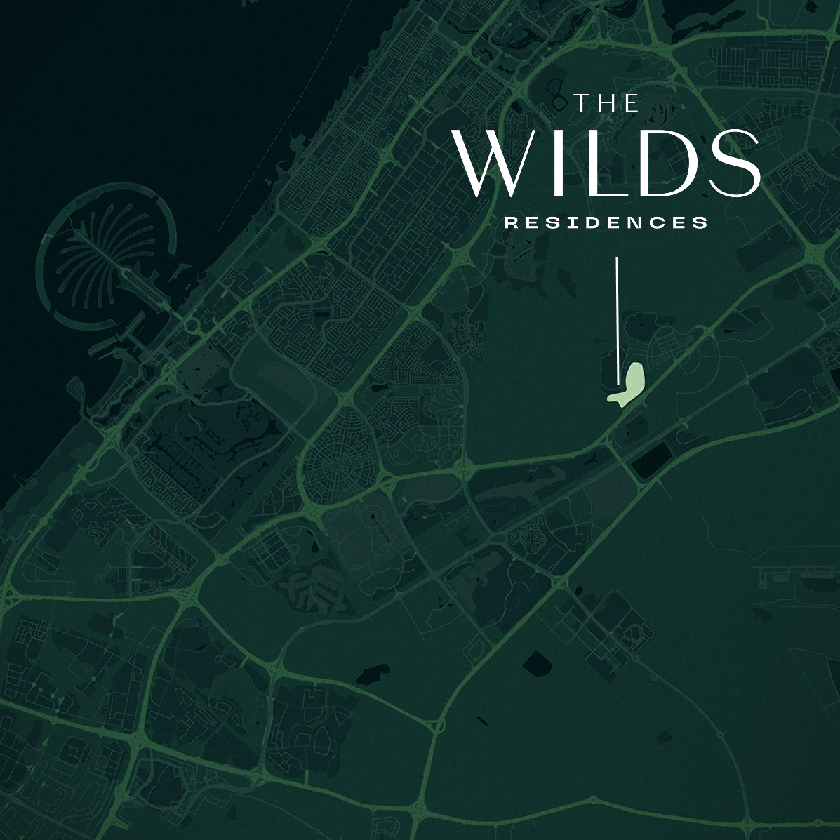 Map showing The Wilds Residences location